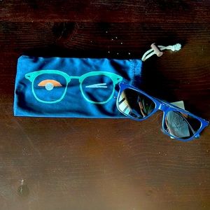 Blue fossil sunglasses - new!